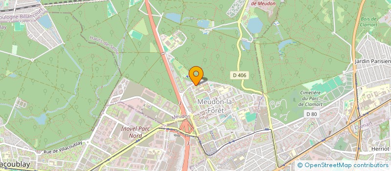 localisation de l'entreprise DAVID DRIVE  MEUDON