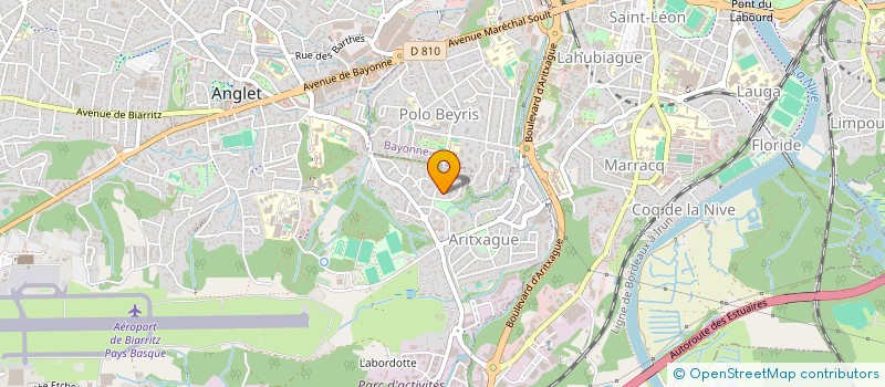 localisation de l'entreprise DAVID ELEC  USTARITZ