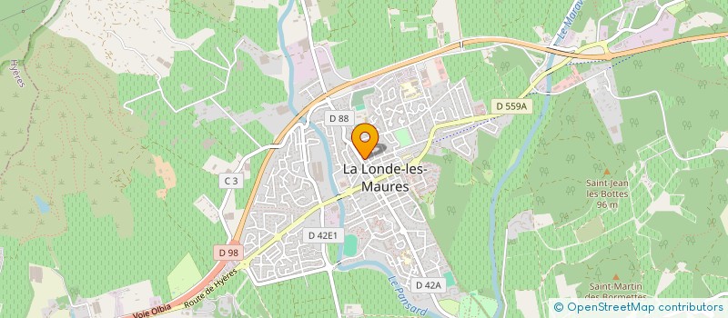 localisation de l'entreprise DAVID EMMANUEL à LA LONDE-LES-MAURES
