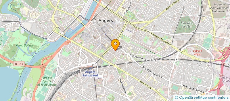 localisation de l'entreprise DAVID ENERGIES SOLAR 1  ANGERS