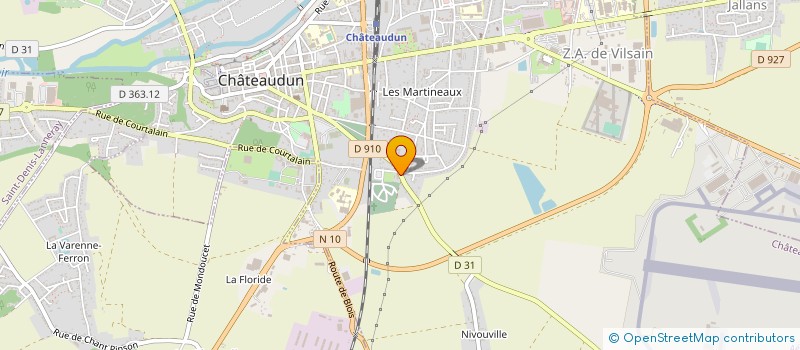 localisation de l'entreprise DAVID ET ALAIN MARTIGNON à CHATEAUDUN