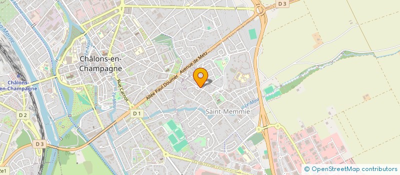 localisation de l'entreprise DAVID ET FILS  SAINT-MEMMIE