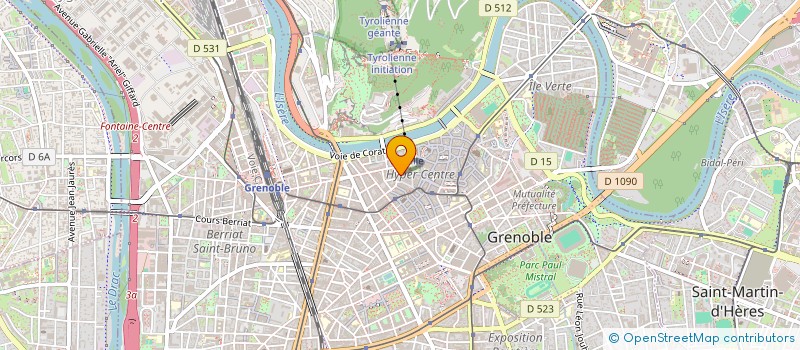 localisation de l'entreprise DAVID ET FRANCOIS  GRENOBLE