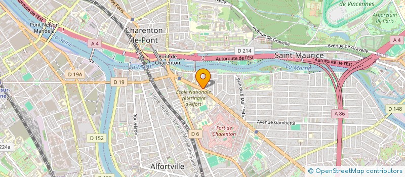localisation de l'entreprise DAVID ET VICTOR à MAISONS-ALFORT