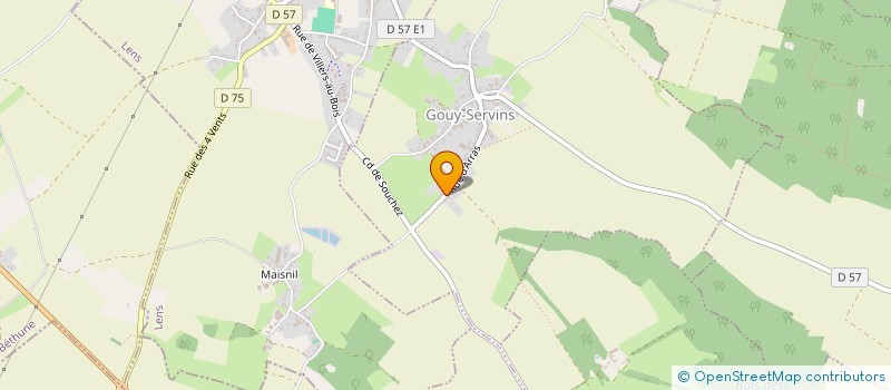 localisation de l'entreprise DAVID FACON  GOUY-SERVINS