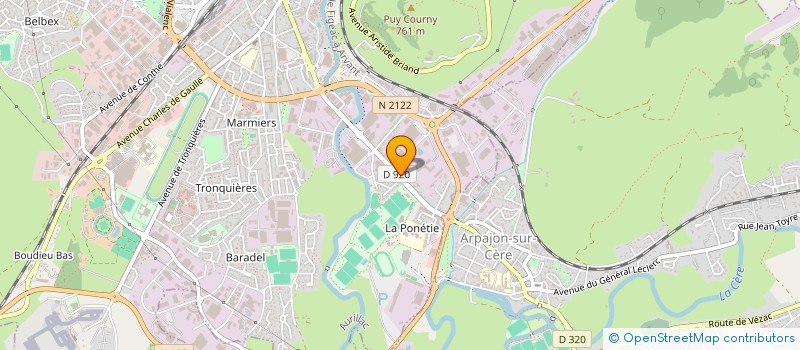 localisation de l'entreprise DAVID FERREIRA à AURILLAC