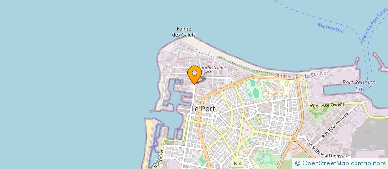 localisation de l'entreprise DAVID FERRONNERIE ET METALLERIE à LE PORT