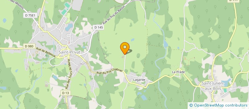 localisation de l'entreprise DAVID FOURTET  SAINT-JULIEN-AUX-BOIS