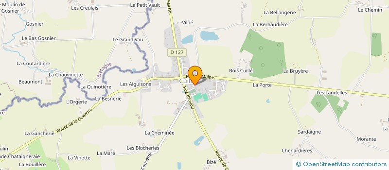 localisation de l'entreprise DAVID GARDEN PRO  CUILLE