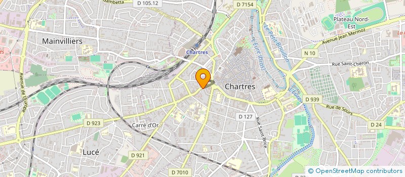 localisation de l'entreprise DAVID GOURCY à CHARTRES