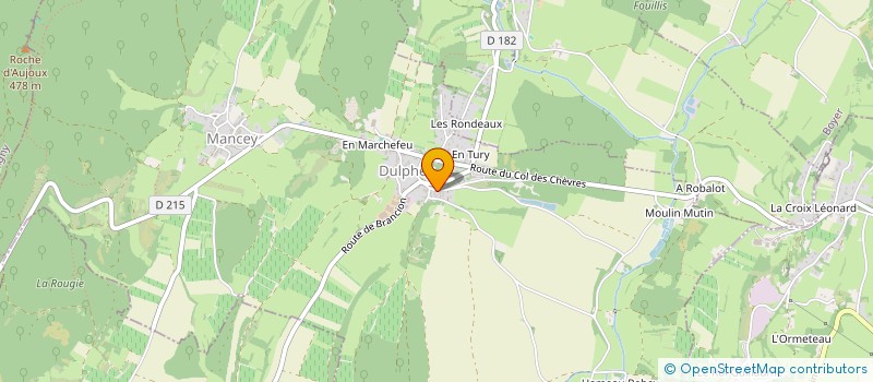 localisation de l'entreprise DAVID GRAVALLON  MANCEY