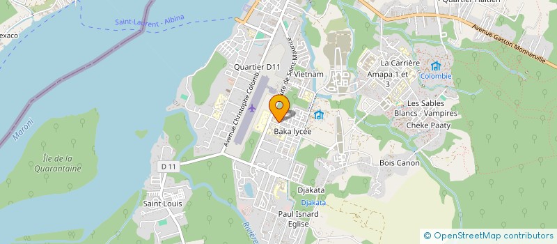 localisation de l'entreprise DAVID GRIS-CONSULTING à SAINT-LAURENT-DU-MARONI