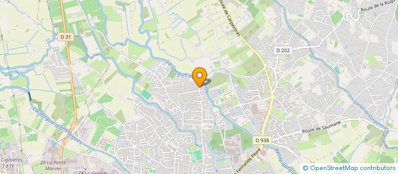 localisation de l'entreprise DAVID GUEZET  L'ISLE-SUR-LA-SORGUE