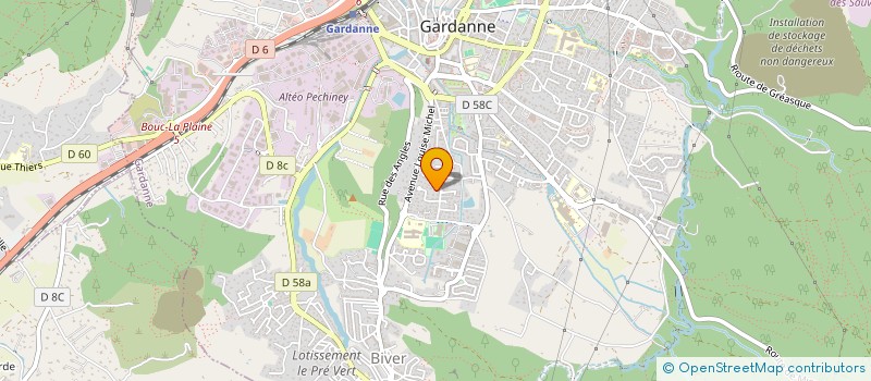 localisation de l'entreprise DAVID GUIEU à GARDANNE