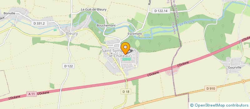 localisation de l'entreprise DAVID GUILLAUME à AUNEAU-BLEURY-SAINT-SYMPHORIEN