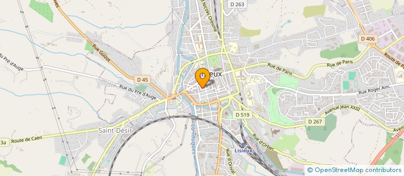 localisation de l'entreprise DAVID HABITAT  TROUVILLE-SUR-MER