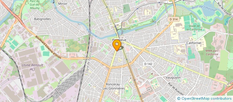 localisation de l'entreprise DAVID HOLDING à LE MANS