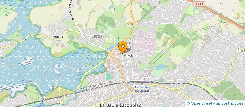 localisation de l'entreprise DAVID IMMOBILIERE  GUERANDE