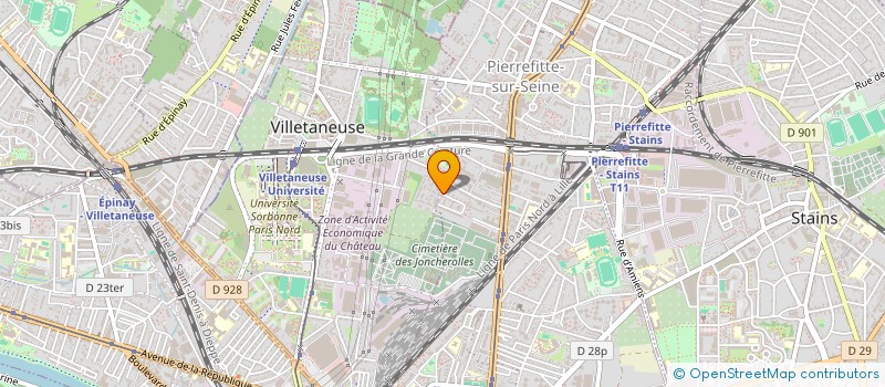 localisation de l'entreprise DAVID INNOV'BAT  PIERREFITTE-SUR-SEINE