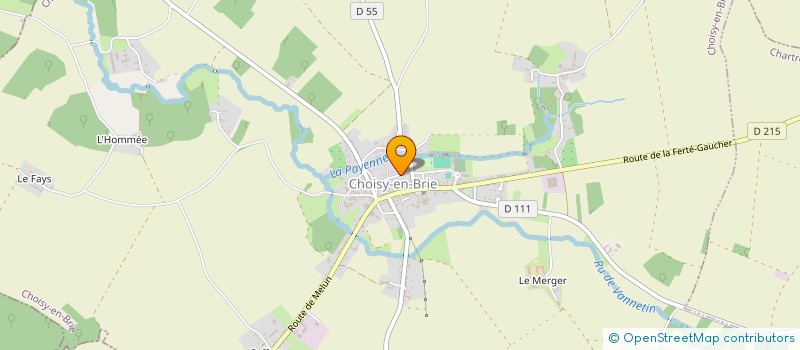 localisation de l'entreprise DAVID INVESTISSEMENTS  CHOISY-EN-BRIE