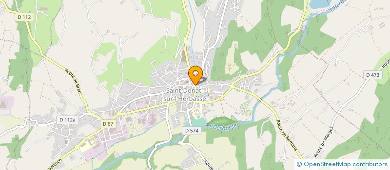 localisation de l'entreprise DAVID IZIER à SAINT-DONAT-SUR-L'HERBASSE