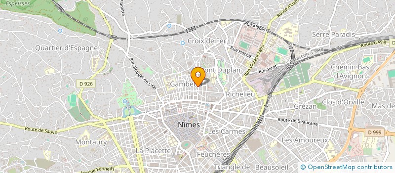 localisation de l'entreprise DAVID JACOMET  NIMES