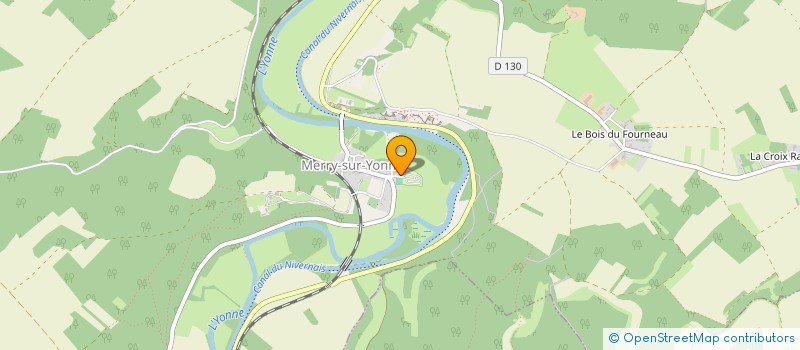 localisation de l'entreprise DAVID JOHN HUXLEY  MERRY-SUR-YONNE