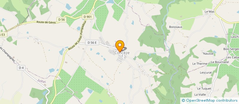 localisation de l'entreprise DAVID JOYE  JUILLAC