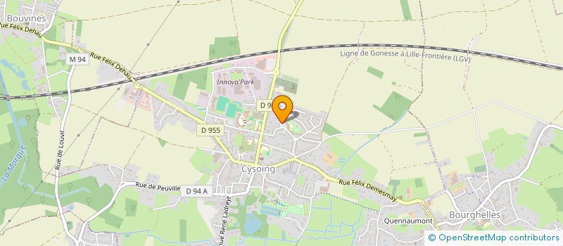 localisation de l'entreprise DAVID KIECKEN  LYS-LEZ-LANNOY