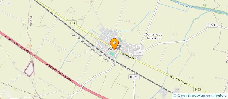 localisation de l'entreprise DAVID L'ARTISAN  PEXIORA