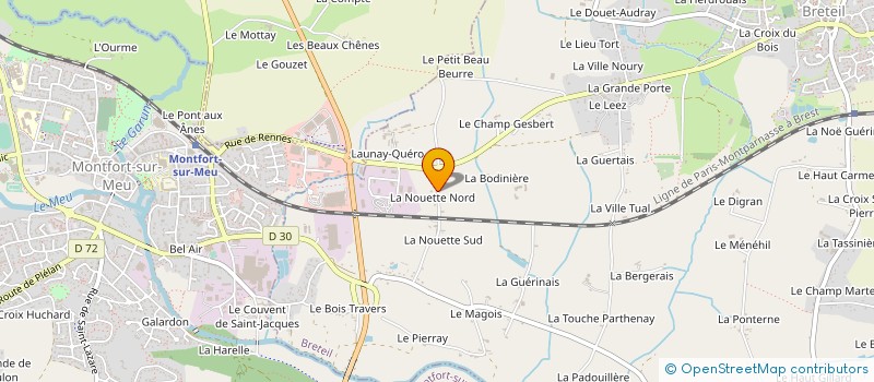 localisation de l'entreprise DAVID LANDAIS MACONNERIE  BRETEIL