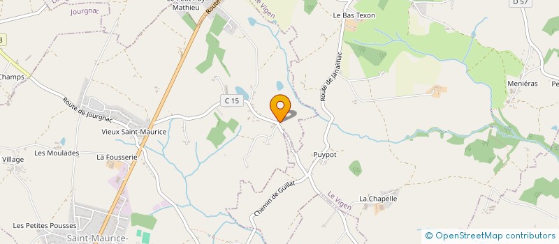 localisation de l'entreprise DAVID LE MOYN JOINTEUR PLAQUISTE à SAINT-MAURICE-LES-BROUSSES