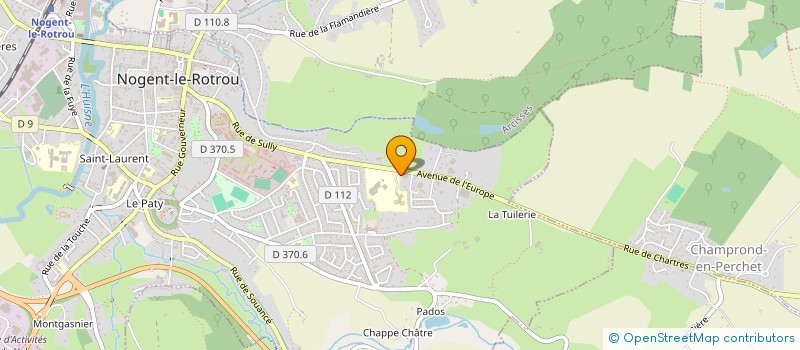 localisation de l'entreprise DAVID LEDUC & CO  NOGENT-LE-ROTROU