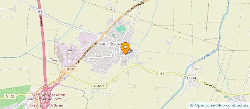 localisation de l'entreprise DAVID LIONEL MAULUS PRODUCTIONS  SAINT-BEAUZIRE