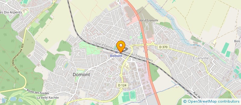 localisation de l'entreprise DAVID LIU  DOMONT