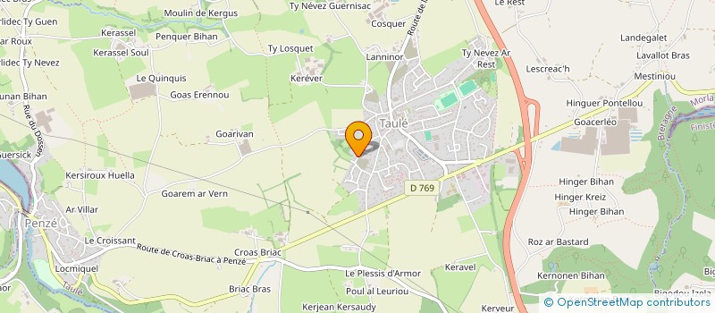 localisation de l'entreprise DAVID MAGUER  TAULE