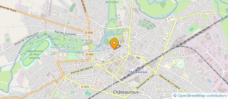 localisation de l'entreprise DAVID MAILLET INTERNATIONAL à CHATEAUROUX