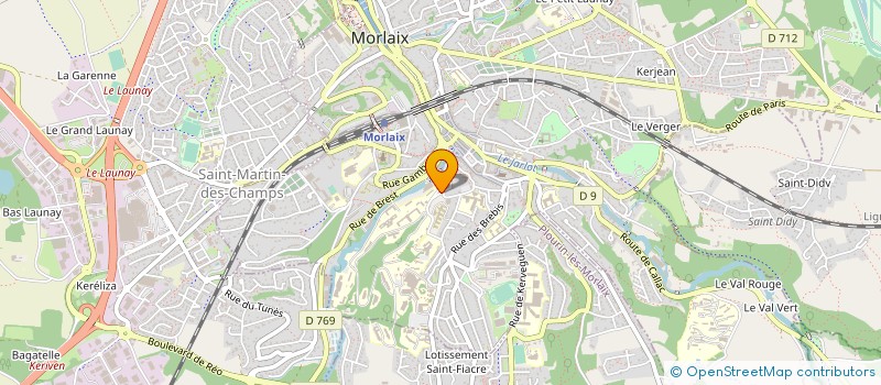 localisation de l'entreprise DAVID MALKAWI à MORLAIX