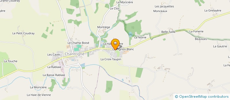 localisation de l'entreprise DAVID MENGARD SYLVICULTURE  CHANTRIGNE