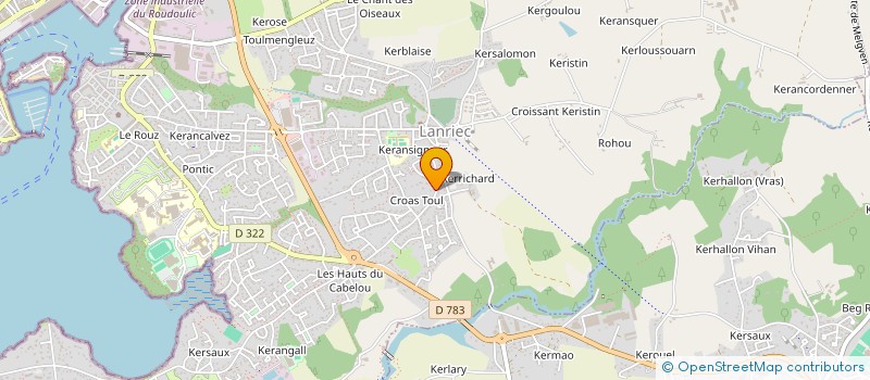 localisation de l'entreprise DAVID METAYER  CONCARNEAU