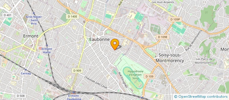 localisation de l'entreprise DAVID MICHEL ET CALMON à EAUBONNE