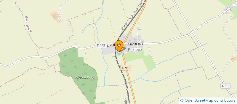 localisation de l'entreprise DAVID MM DISTRI à PUXIEUX