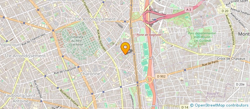 localisation de l'entreprise DAVID MOCHE  PARIS