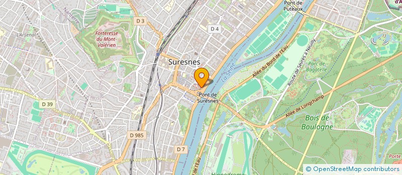 localisation de l'entreprise DAVID MOUQUET COM à SURESNES