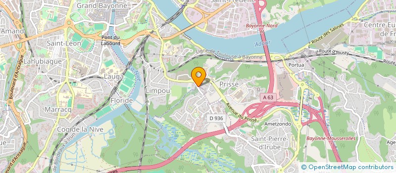 localisation de l'entreprise DAVID-MOUSQUEZ INDIVISION  SAINT-PIERRE-D'IRUBE