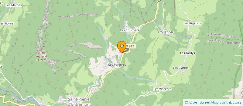 localisation de l'entreprise DAVID OFFREDI TP  SAINT-PIERRE-D'ENTREMONT