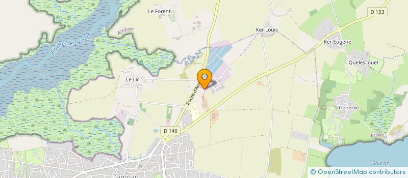 localisation de l'entreprise DAVID PAYSAGE DAMGAN  DAMGAN