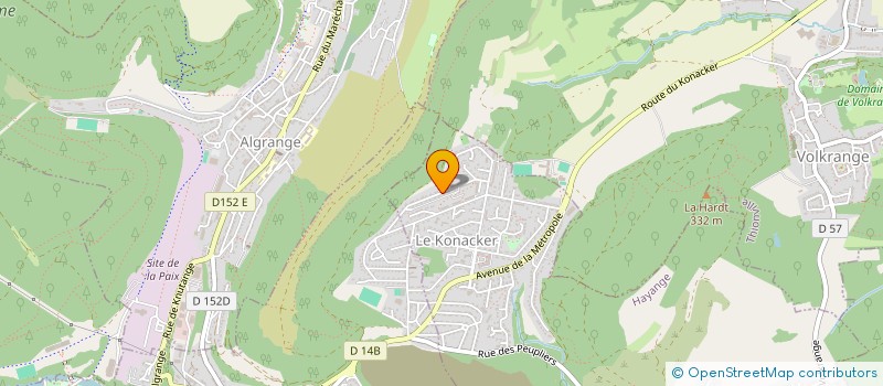 localisation de l'entreprise DAVID PHILIPPE  HAYANGE