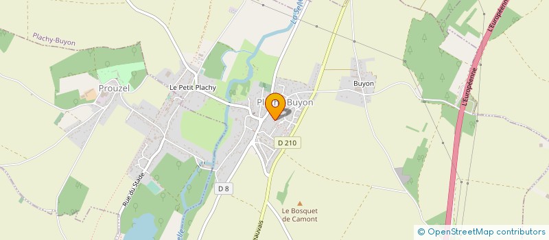 localisation de l'entreprise DAVID PILLON  PLACHY-BUYON