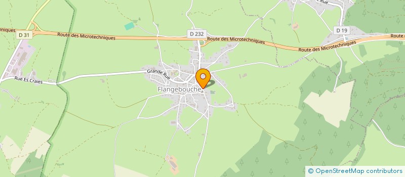 localisation de l'entreprise DAVID PUSARD  FLANGEBOUCHE